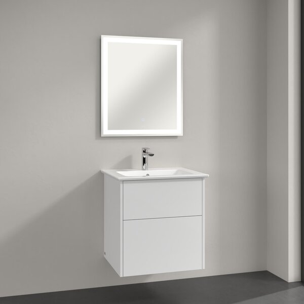 Villeroy & Boch Finero lavoar cu dulap și oglindă 60 cm alb S00300DHR1