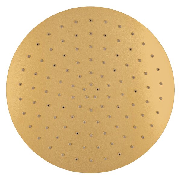 Oltens Vindel cap de duș 30x30 cm rotund auriu periat 37000810