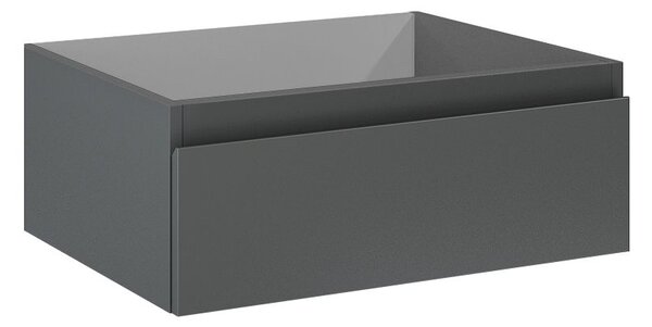 Oltens Vernal dulap 60x45.6x23.6 cm sub chiuveta pe perete grafit 60009400