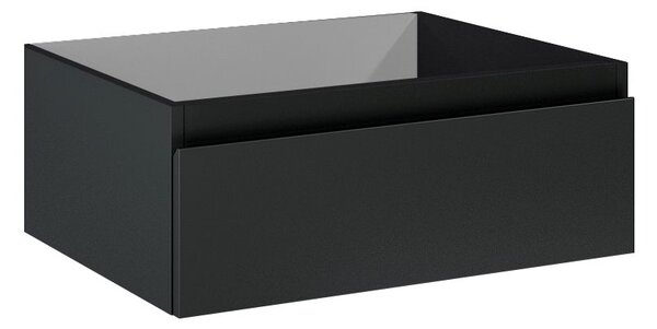 Oltens Vernal dulap 60x45.6x23.6 cm sub chiuveta pe perete negru 60009300