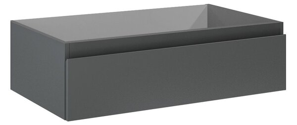 Oltens Vernal dulap 80x45.6x23.6 cm sub chiuveta pe perete grafit 60010400