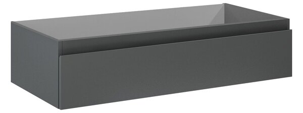 Oltens Vernal dulap 100x45.6x23.6 cm sub chiuveta pe perete grafit 60011400