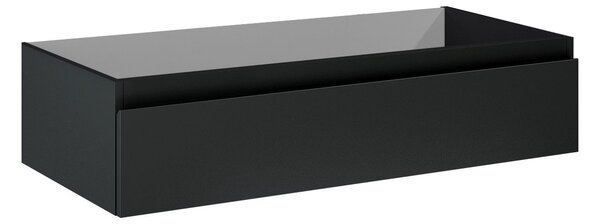 Oltens Vernal dulap 100x45.6x23.6 cm sub chiuveta pe perete negru 60011300