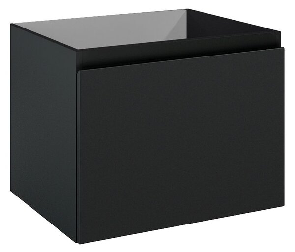 Oltens Vernal dulap 60x45.6x47 cm sub chiuveta pe perete negru 60013300