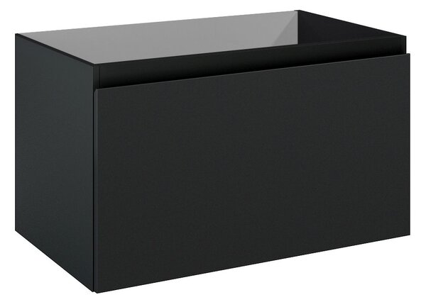 Oltens Vernal dulap 80x45.6x47 cm sub chiuveta pe perete negru 60014300