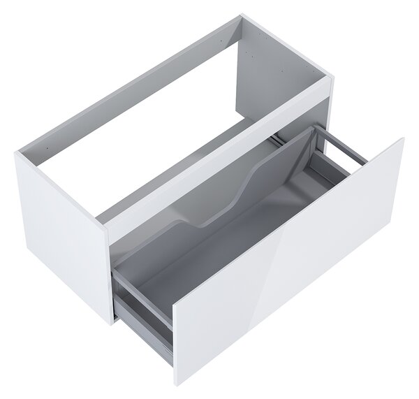 Oltens Vernal dulap 100x45.6x47 cm sub chiuveta pe perete alb 60015000