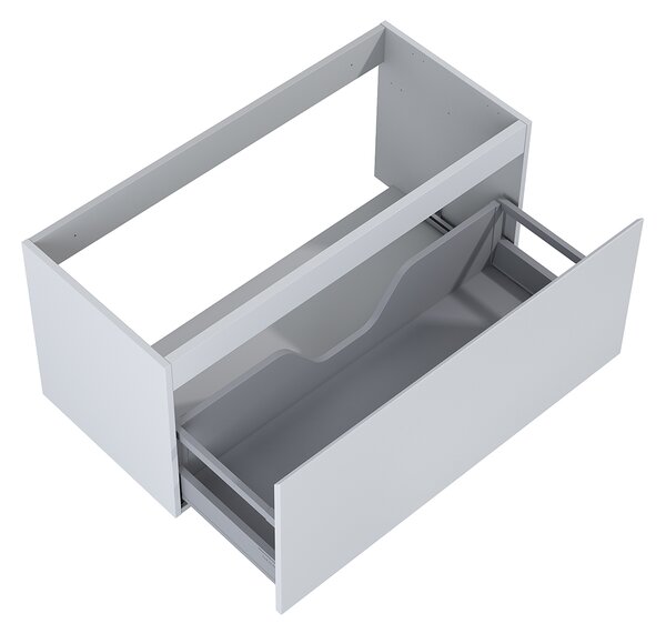 Oltens Vernal dulap 100x45.6x47 cm sub chiuveta pe perete gri 60015700