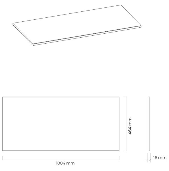 Oltens Vernal blat 100.4x46.4 cm stejar 63018060