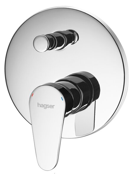 Hagser Della baterie cadă-duș ascuns crom HGR40000034