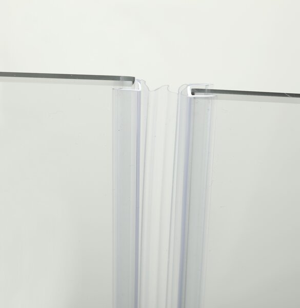 Hagser Carla uși de duș 100 cm pliantă crom luciu/sticlă transparentă HGR50000021