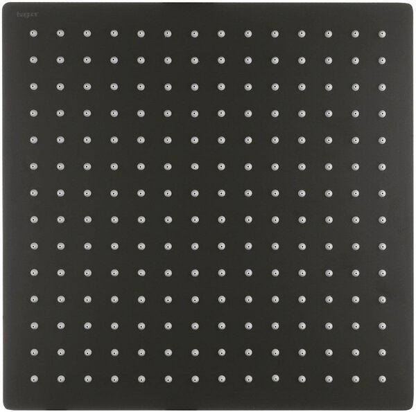 Hagser Ella cap de duș 30x30 cm pătrat negru HGR28000037