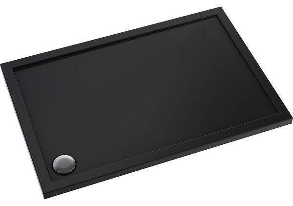 Oltens Superior cădiță de duș dreptunghiulară 120x70 cm negru 15001300