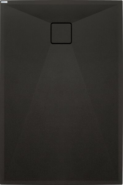 Deante Correo cădiță de duș dreptunghiulară 140x80 cm negru KQR_N48B