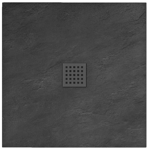Rea Rock cădiță de duș dreptunghiulară 120x90 cm negru REA-K4580