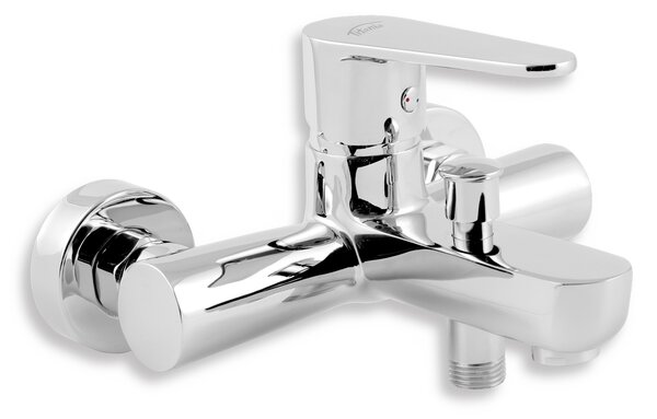 Novaservis Titania Fresh, baterie pentru cada montată pe perete fără set de duș 150 mm, crom, 96020/1.0