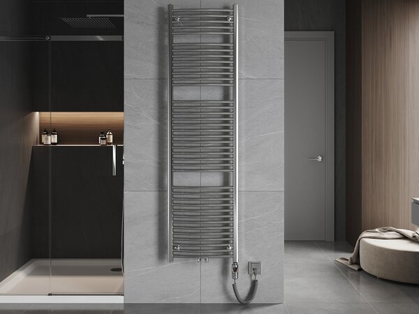 Mexen Ares, element electric de incalzire 1800x500 mm + tija de incalzire 900 W, crom, W102-1800-500-2900-01