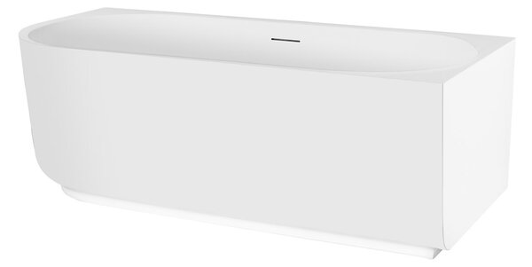 Ksuro 03 cadă de colț 170x80 cm ovală alb 31000000