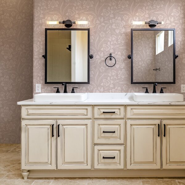 Tapet Design floral monocrom cu narcise pe un fundal crem, Tapet flori, a00294 : Uwalls.ro