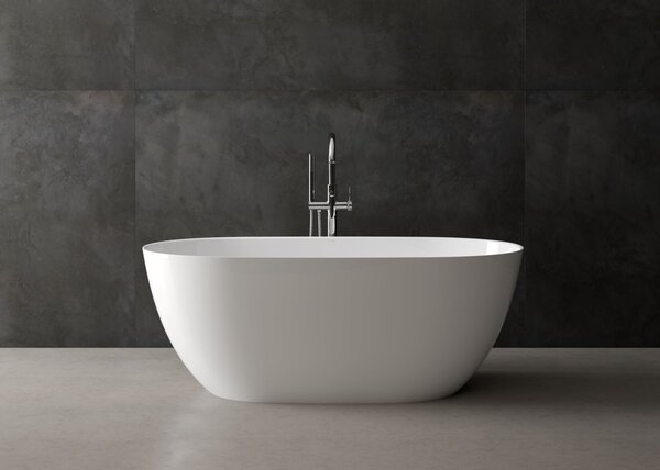 Ksuro 02 cadă freestanding 160x74 cm ovală alb 32003000