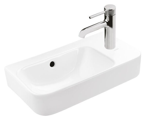 Ksuro 107 lavoar 45x26 cm dreptunghiular de blat alb luciu 21004000