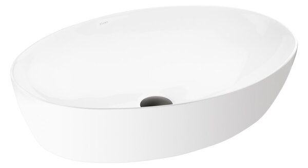 Ksuro 102 lavoar 61.5x41.5 cm ovale de blat alb luciu 20006000