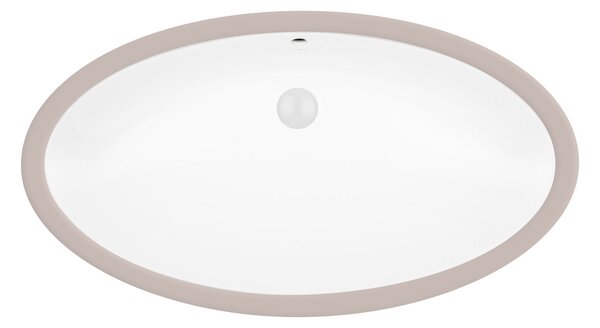 Ksuro 110 lavoar 68x34 cm ovale sub blat alb luciu 20015000