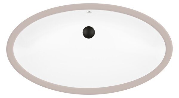 Ksuro 110 lavoar 68x34 cm ovale sub blat alb luciu 20015000