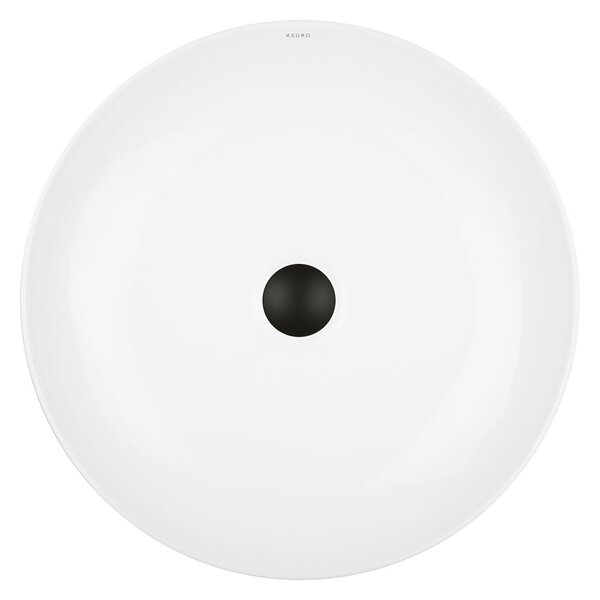 Ksuro 105 lavoar 49x49 cm rotund de blat alb luciu 20011000