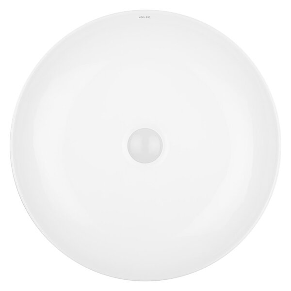 Ksuro 105 lavoar 49x49 cm rotund de blat alb luciu 20011000
