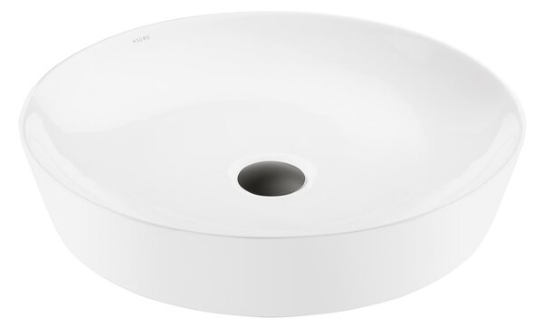 Ksuro 105 lavoar 49x49 cm rotund de blat alb luciu 20011000