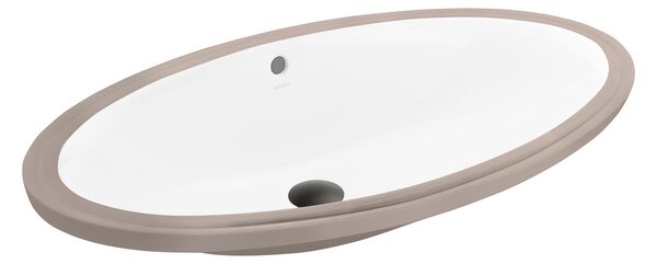 Ksuro 110 lavoar 68x34 cm ovale sub blat alb luciu 20015000