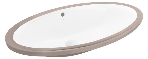 Ksuro 110 lavoar 68x34 cm ovale sub blat alb luciu 20015000