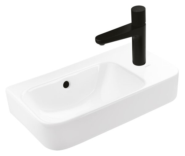 Ksuro 107 lavoar 45x26 cm dreptunghiular de blat alb luciu 21004000