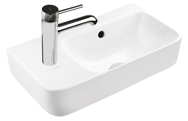 Ksuro 107 lavoar 45x26 cm dreptunghiular de blat alb luciu 21003000
