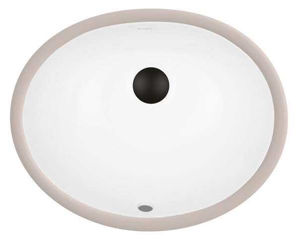 Ksuro 108 lavoar 38x30 cm ovale sub blat alb luciu 20013000