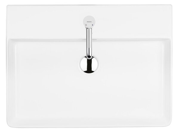 Ksuro 100 lavoar 59x43.5 cm dreptunghiular de blat alb luciu 21000000