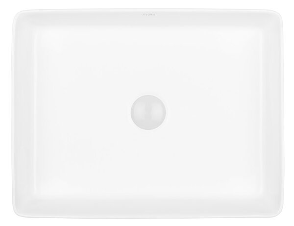 Ksuro 100 lavoar 47x36 cm dreptunghiular de blat alb luciu 20004000