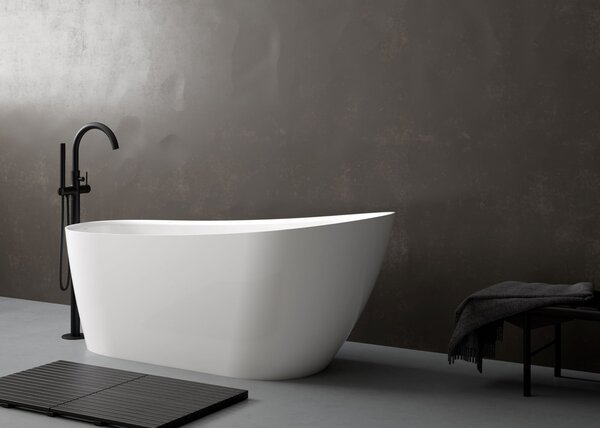 Ksuro 01 cadă freestanding 158.6x73.3 cm ovală alb 32000000