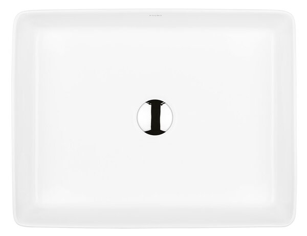 Ksuro 100 lavoar 47x36 cm dreptunghiular de blat alb luciu 20004000