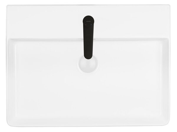 Ksuro 100 lavoar 59x43.5 cm dreptunghiular de blat alb luciu 21000000