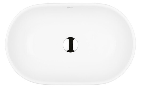 Ksuro 101 lavoar 51.5x32.5 cm ovale de blat alb luciu 20005000