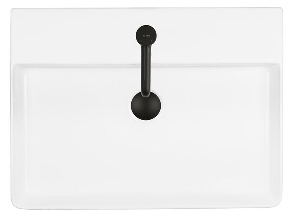 Ksuro 100 lavoar 59x43.5 cm dreptunghiular de blat alb luciu 21000000