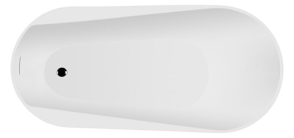 Ksuro 05 cadă freestanding 170x78 cm ovală alb 32009000