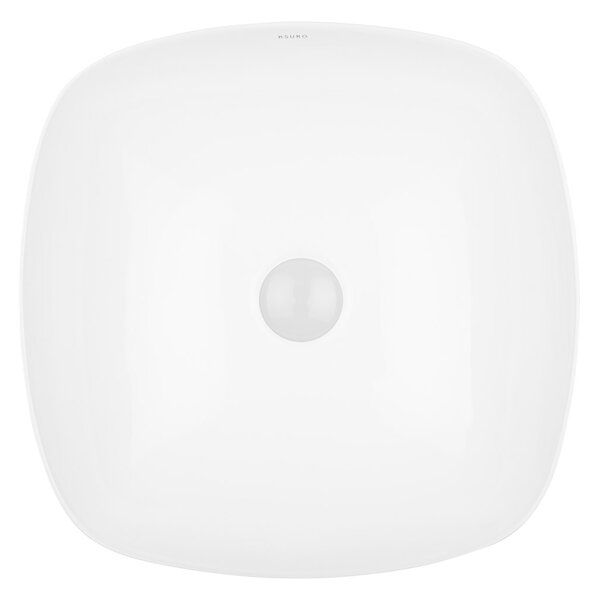 Ksuro 103 lavoar 40x40 cm pătrat de blat alb luciu 20007000