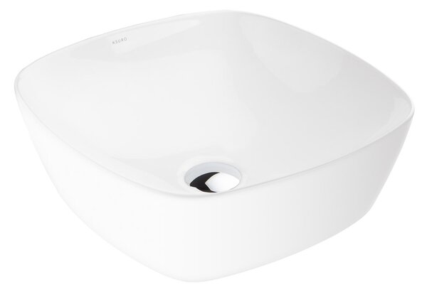 Ksuro 103 lavoar 40x40 cm pătrat de blat alb luciu 20007000