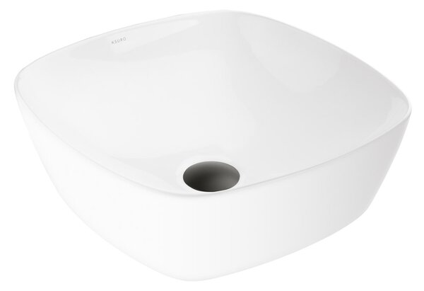 Ksuro 103 lavoar 40x40 cm pătrat de blat alb luciu 20007000