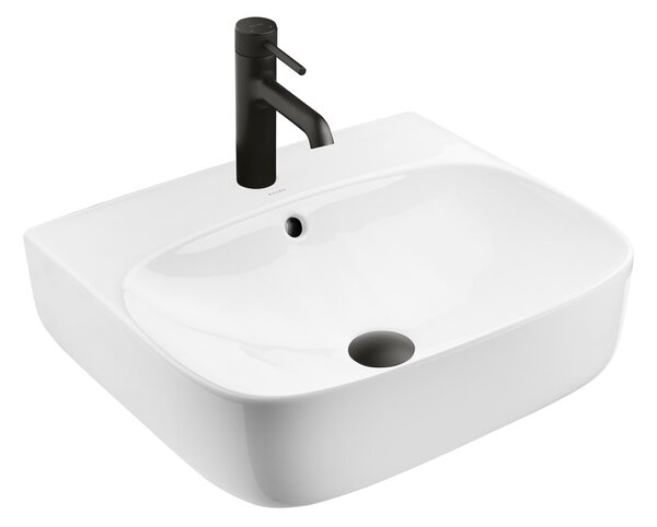 Ksuro 107 lavoar 50x44.5 cm dreptunghiular de blat alb luciu 21002000