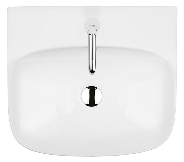 Ksuro 107 lavoar 50x44.5 cm dreptunghiular de blat alb luciu 21002000
