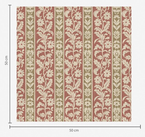 Tapet Dungi verticale retro cu model floral, Tapet flori, a00362 : Uwalls.ro