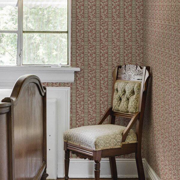 Tapet Dungi verticale retro cu model floral, Tapet flori, a00362 : Uwalls.ro